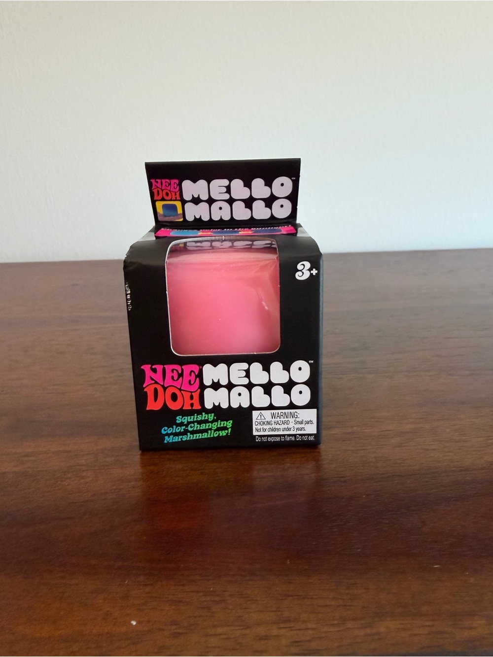NeeDoh Mello Mallo Pink Squishy Marshmallow Toy